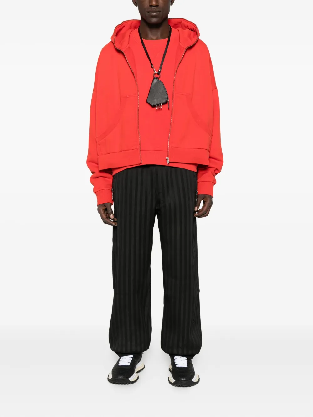 Entire Studios Zip-up Hoodie In Red