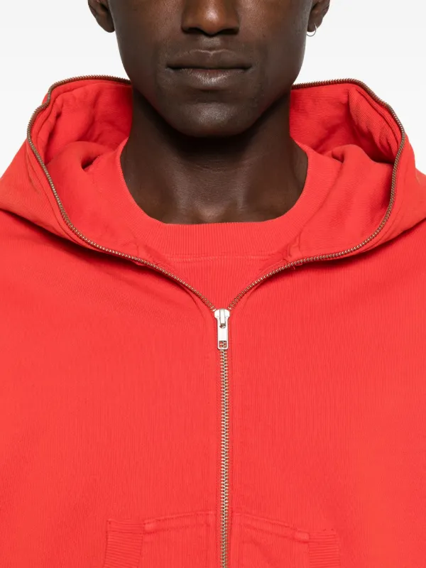 ENTIRE STUDIOS zip-up Hoodie | Red | FARFETCH