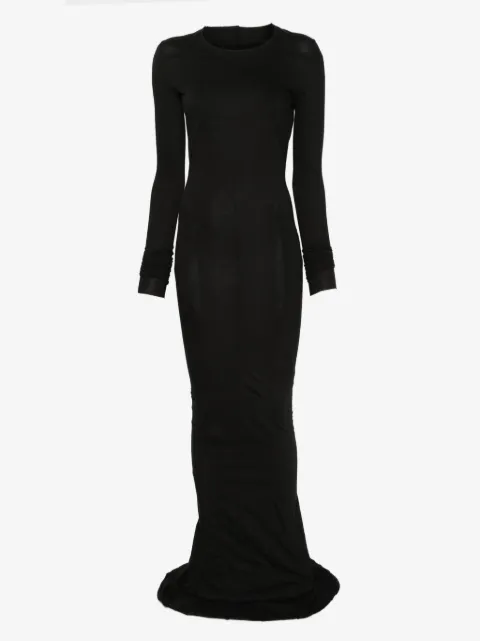 Rick Owens DRKSHDW vestido largo manga larga