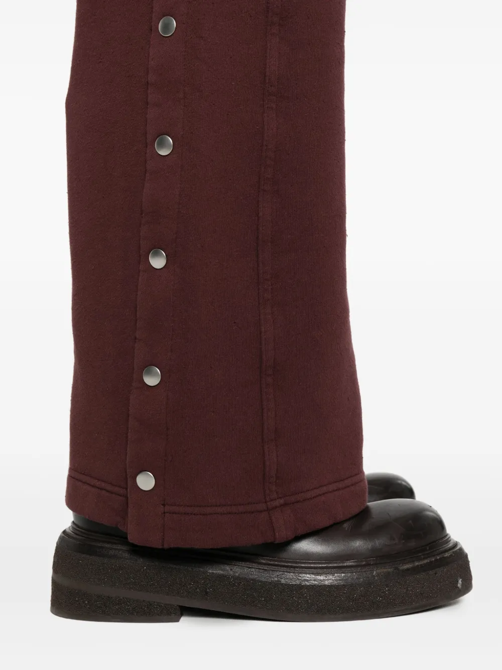 Rick Owens DRKSHDW Broek verfraaid met studs Rood