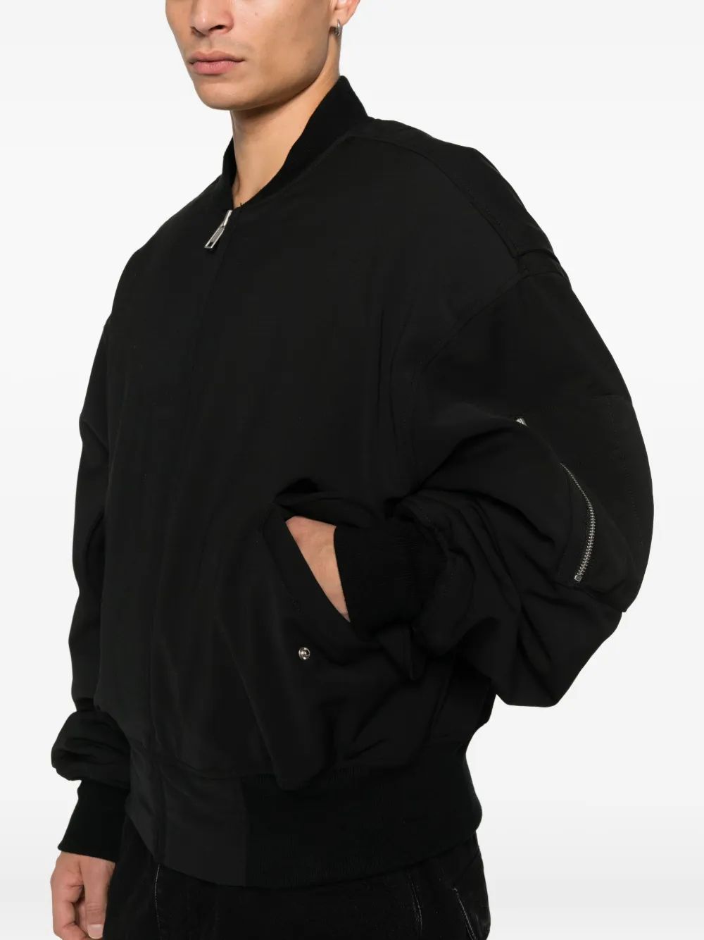 ENTIRE STUDIOS Jack met ritssluiting Zwart