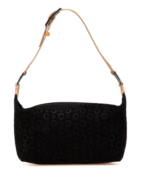 Céline Pre-Owned 2001 C Macadam Suede shoulder bag