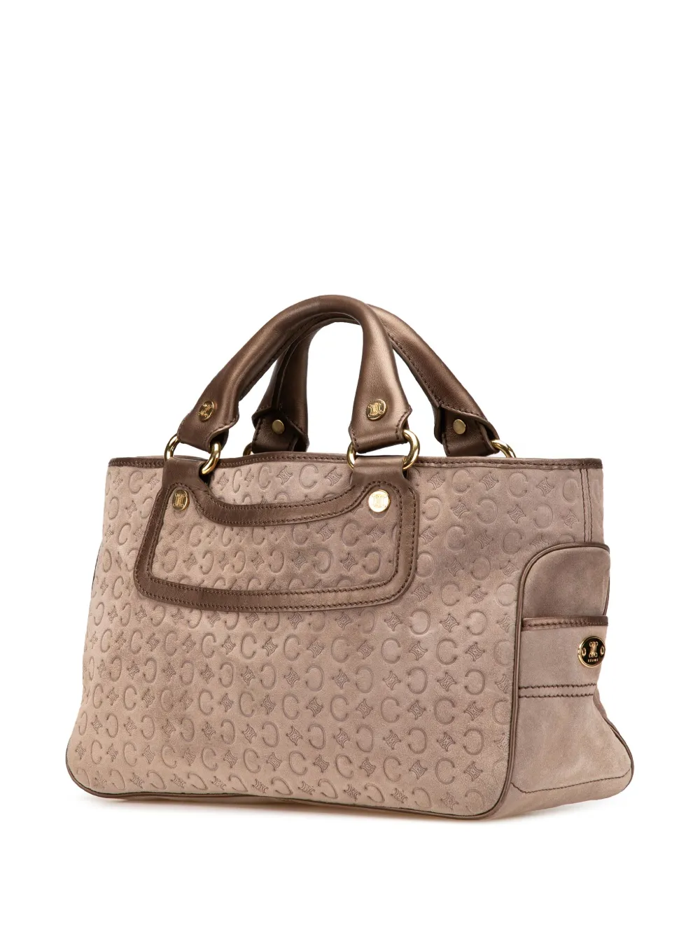 Pre-owned Celine 2016 C Macadam Suede Boogie Handbag