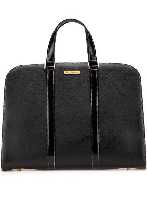 Burberry Pre-Owned 20th Century Leather business bag