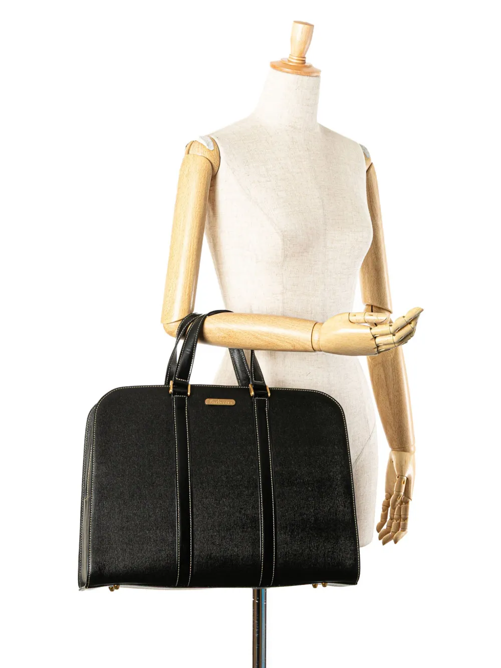 Burberry Pre-Owned 20th Century Leather business bag | Pre-Owned | Image 2