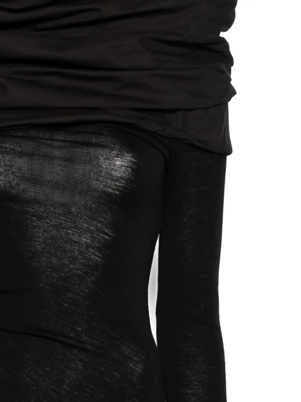 Entire Studios Long Sleeve Dress In Black