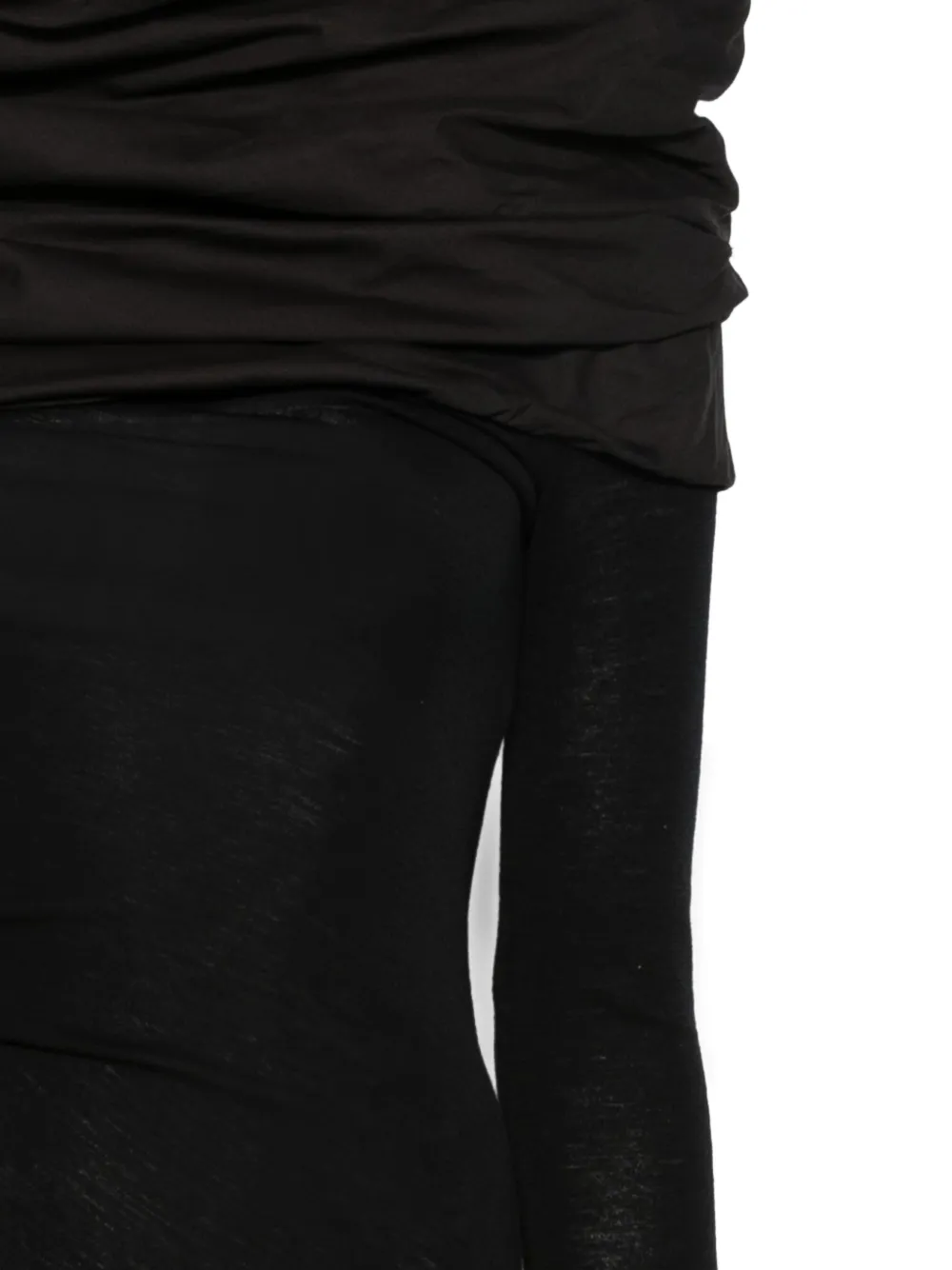 ENTIRE STUDIOS Jurk met lange mouwen Zwart