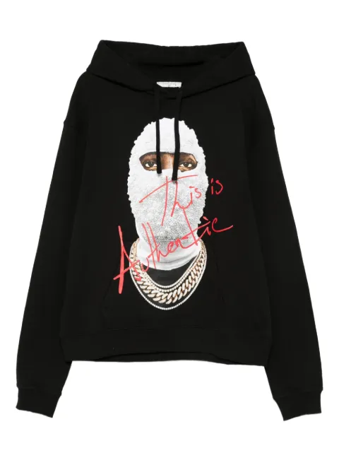 Ih Nom Uh Nit graphic-print cotton hoodie