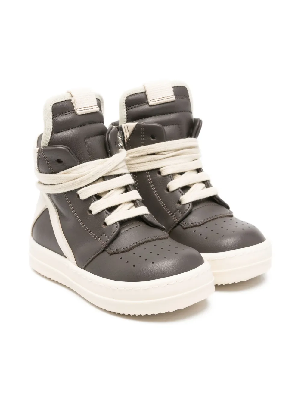 Rick Owens Geobaskets High-top Sneakers In Multi