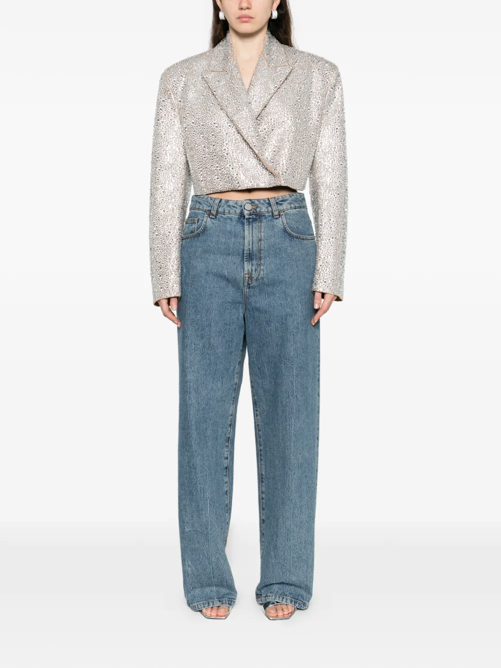 Giuseppe Di Morabito Cropped jack Beige