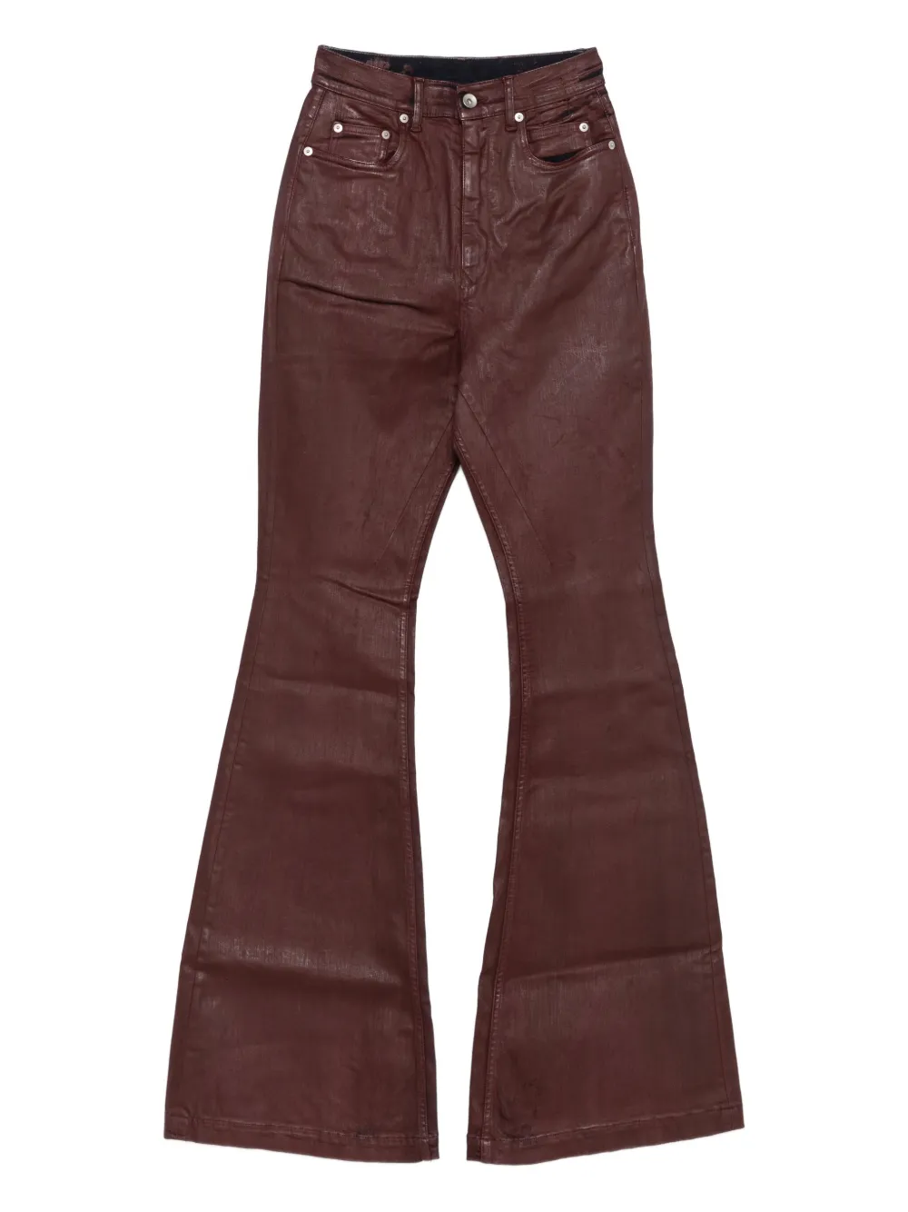 Rick Owens DRKSHDW Bolan jeans met waslaag Rood
