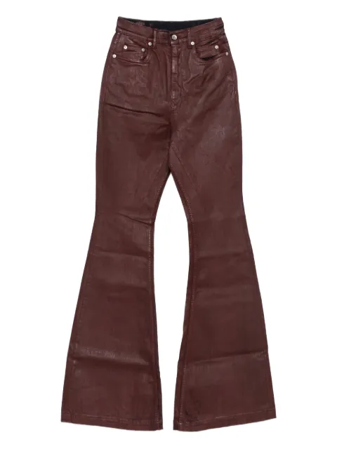 Rick Owens DRKSHDW Bolan wax-coated jeans
