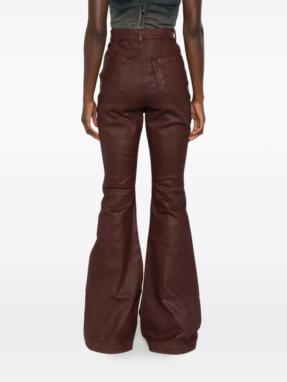 Rick Owens DRKSHDW Bolan jeans met waslaag Rood