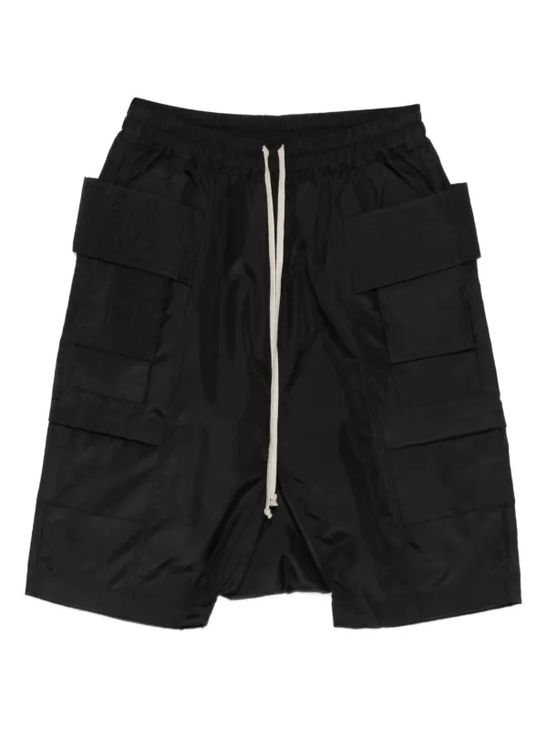 Rick Owens DRKSHDW ドローストリング カーゴパンツ | ブラック