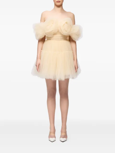 Ana Radu ruffled off-shoulder dress