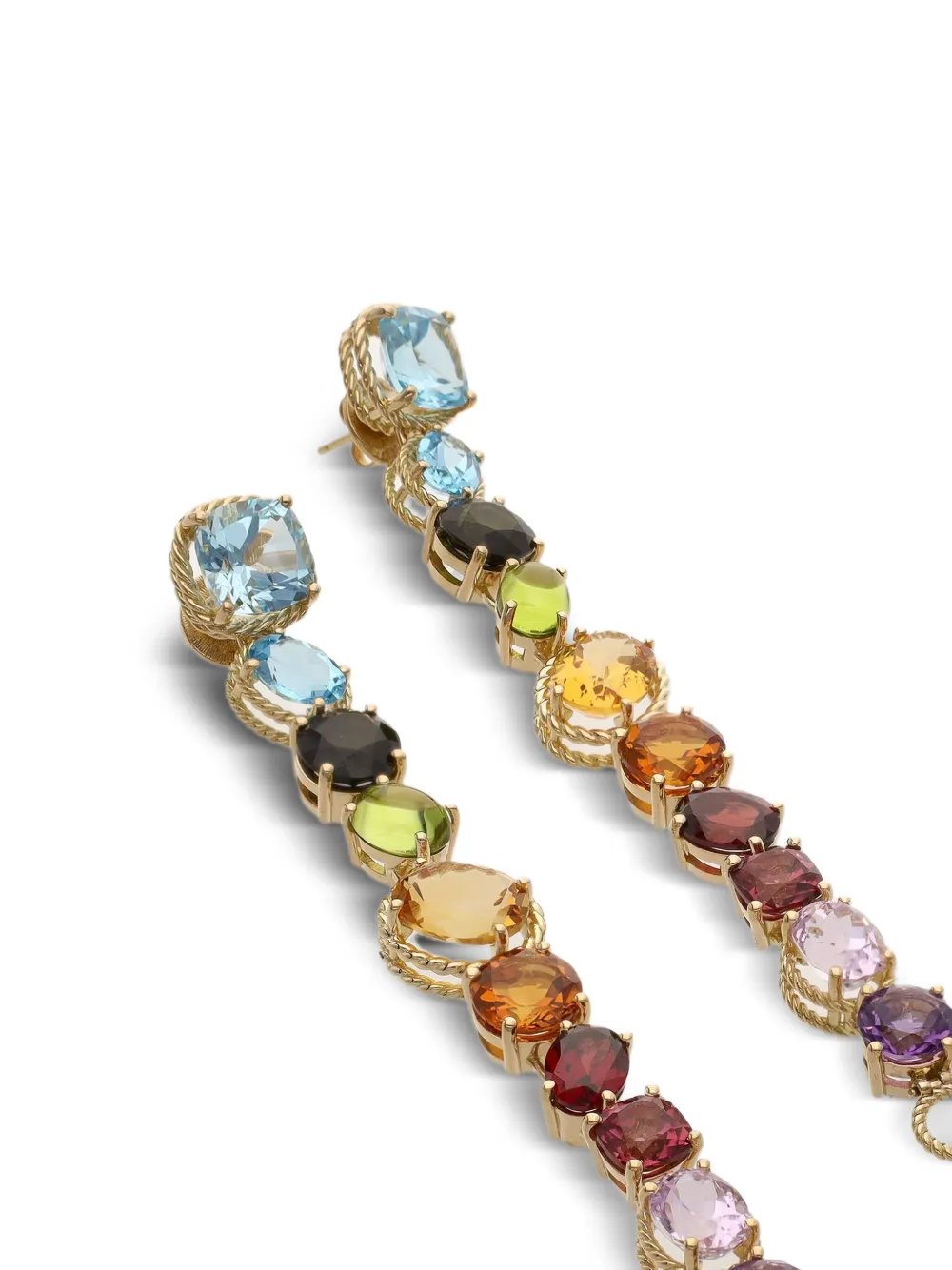 Dolce & Gabbana 18K yellow gold Rainbow topaz earrings | Image 2