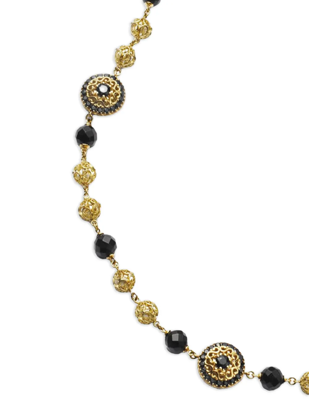Dolce & Gabbana 18K yellow gold Siciliy jade and sapphire necklace | Image 2