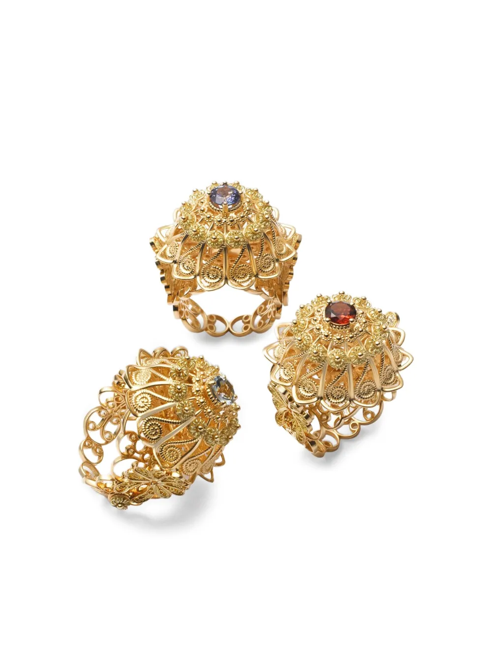 Dolce & Gabbana 18K yellow gold Filigree aquamarine ring | Image 2
