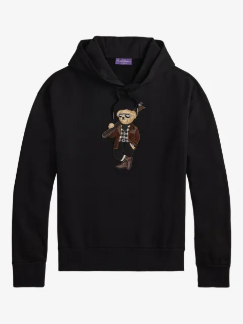 Ralph Lauren Purple Label hoodie con motivo Teddy Bear