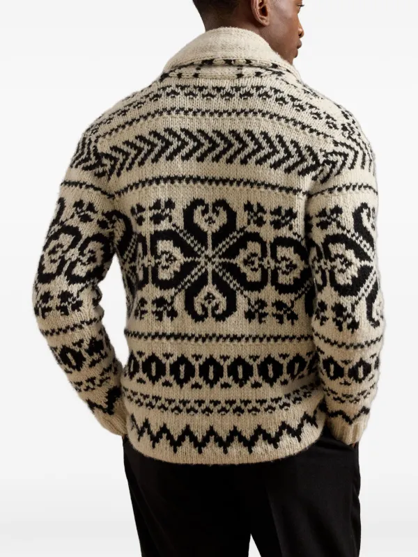 Ralph Lauren Purple Label ショールカラーカーディガン | ホワイト