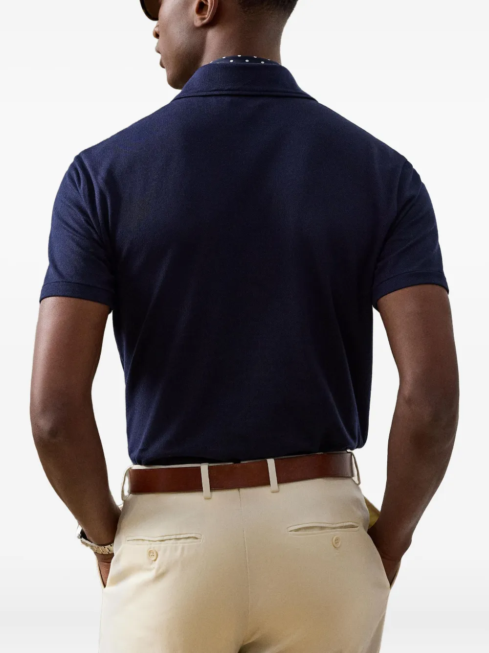 Ralph Lauren Purple Label Poloshirt met korte mouwen Blauw