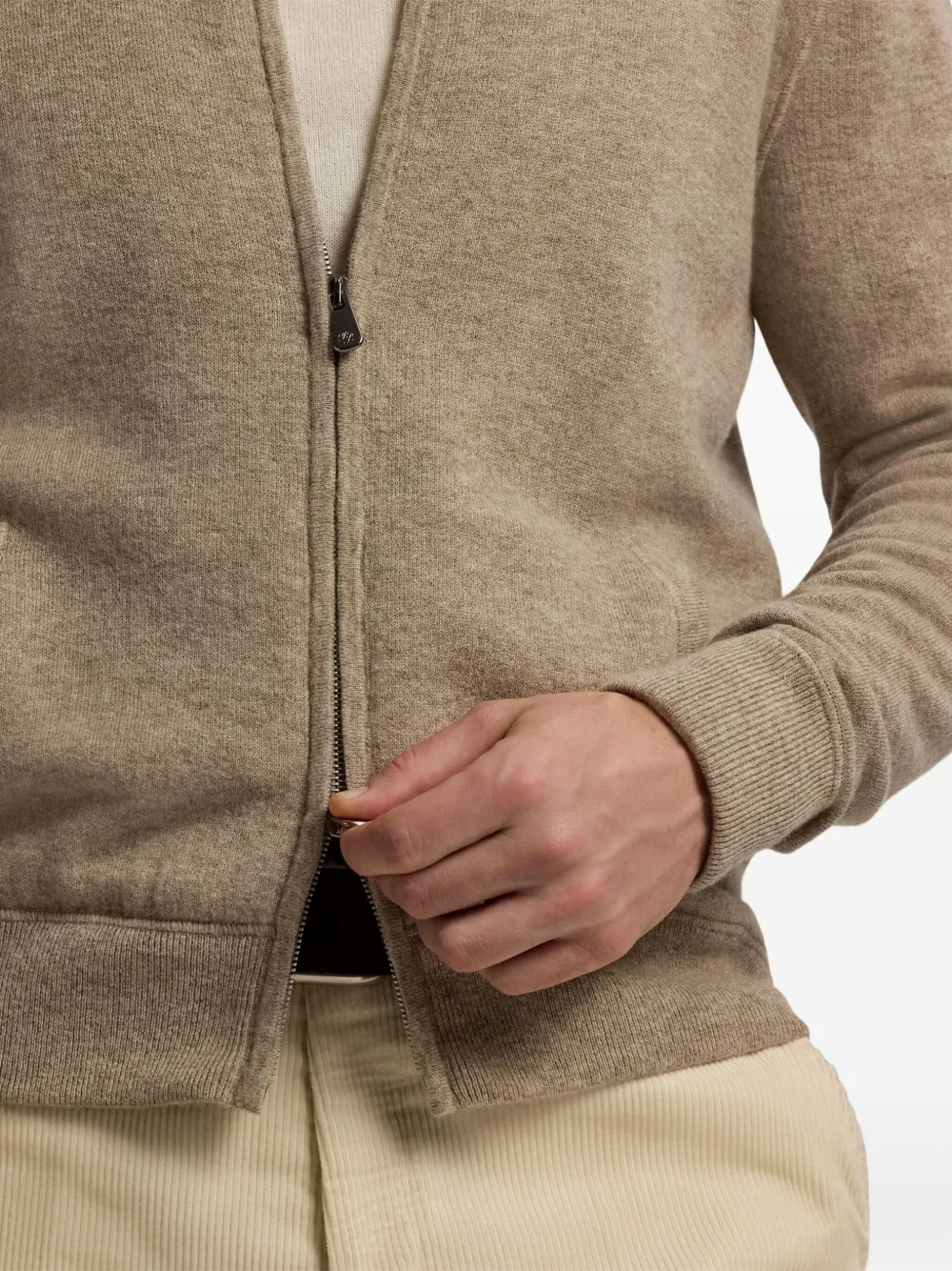 Ralph Lauren Purple Label Vest met rits Beige