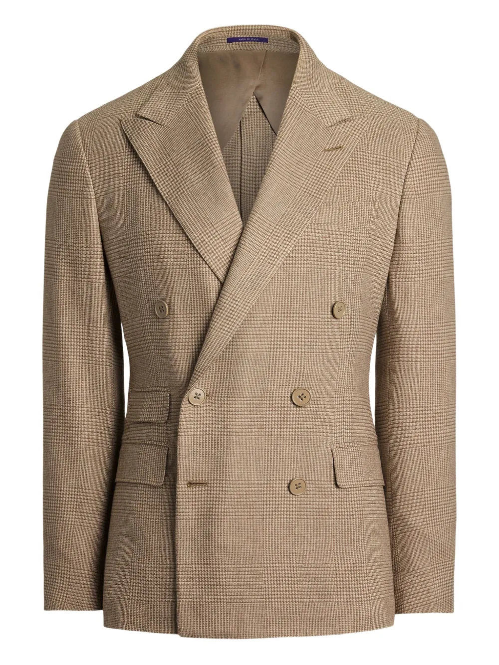 Ralph Lauren Purple Label checked double-breasted suit | Neutrals | Image 1