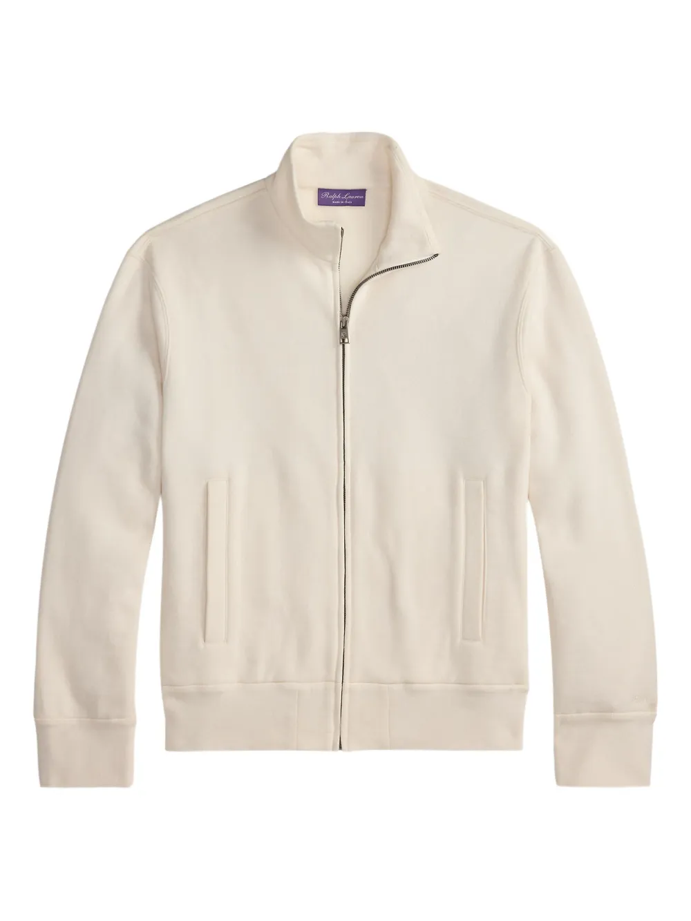 Ralph Lauren Purple Label Vest met opstaande hals en rits Wit