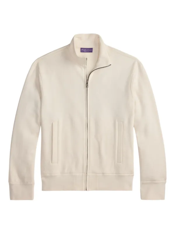 Ralph Lauren Purple Label モックネック カーディガン | ホワイト