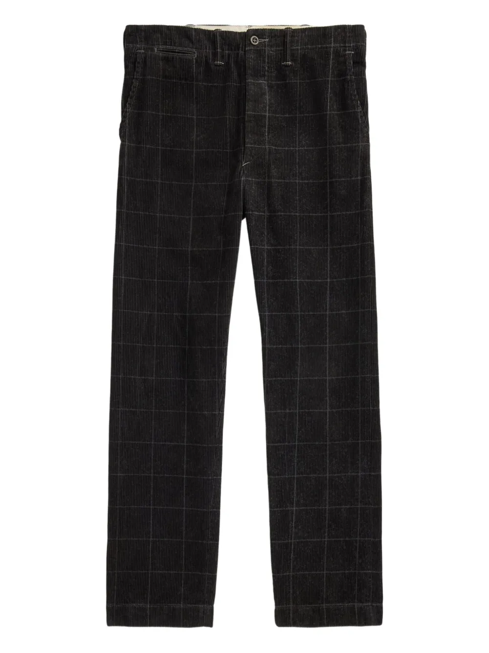 Ralph Lauren RRL check-patterned corduory trousers | Grey | Image 1