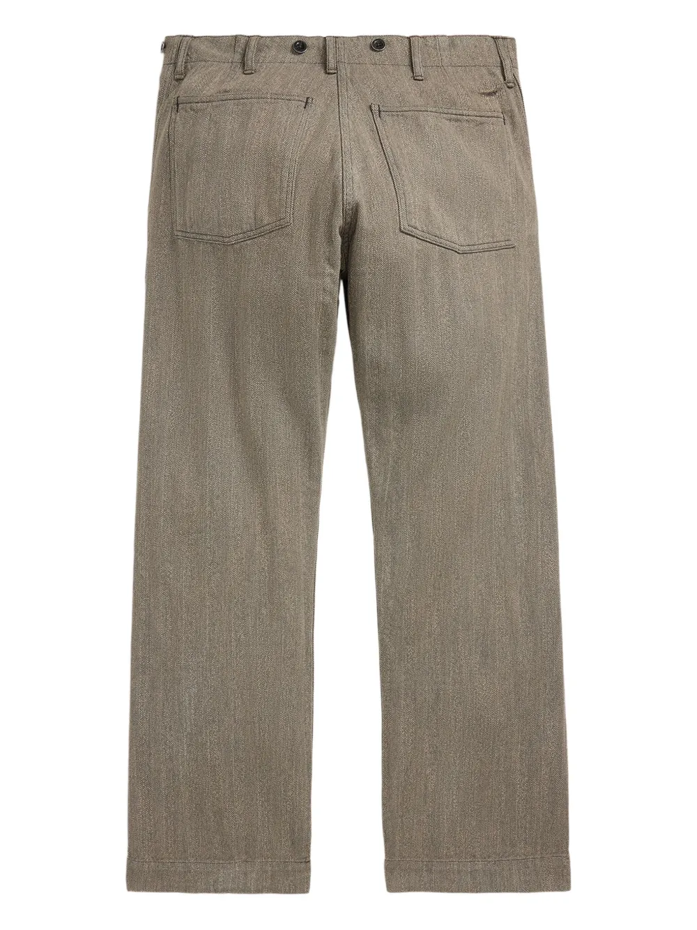 Ralph Lauren RRL Gerafelde straight broek - Grijs