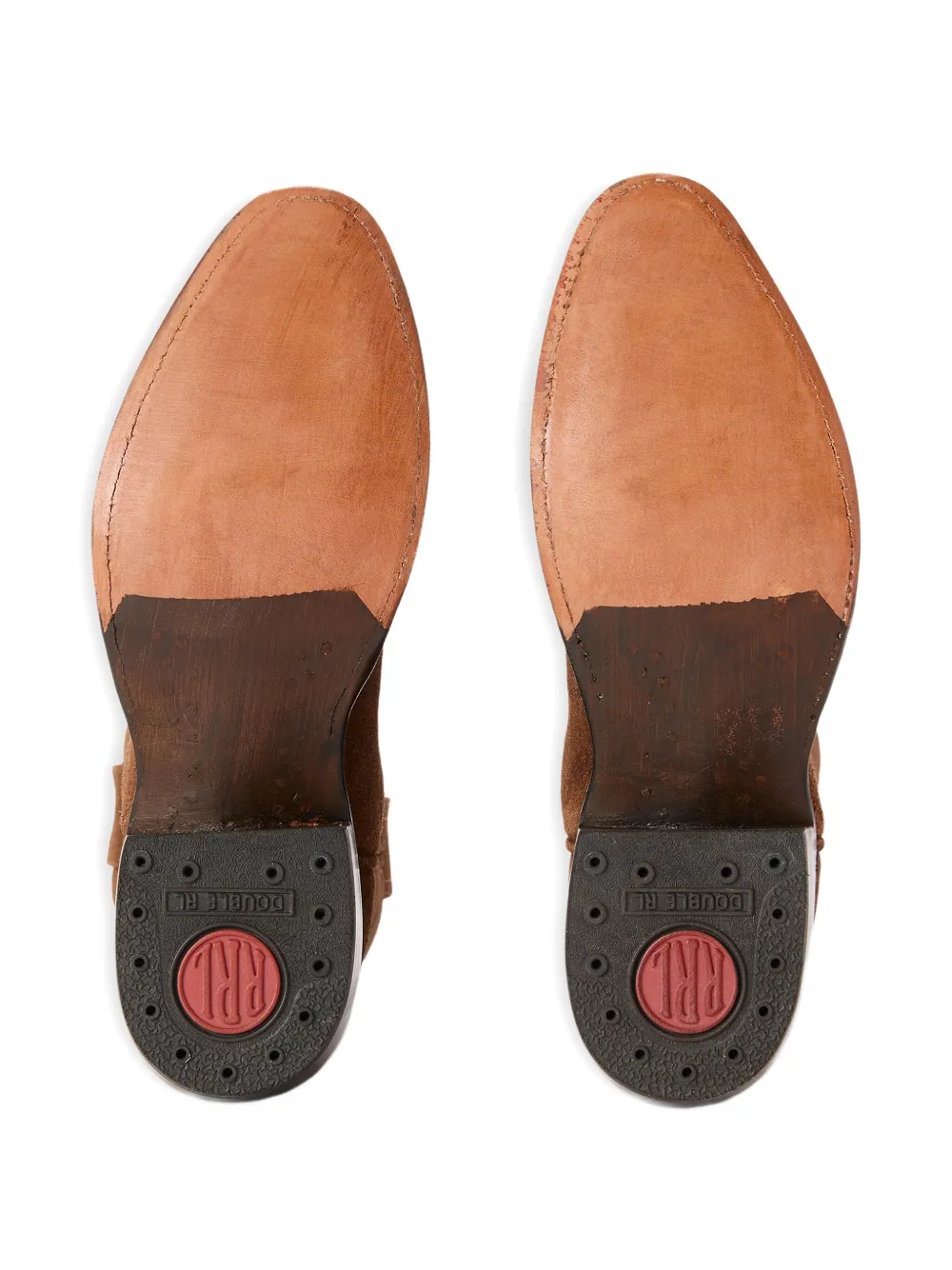 Ralph Lauren RRL 50 mm Plainview suède cowboylaarzen Bruin