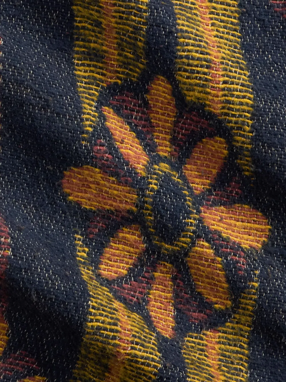 Ralph Lauren RRL Matlock button-up overhemd met bloemen jacquard Blauw