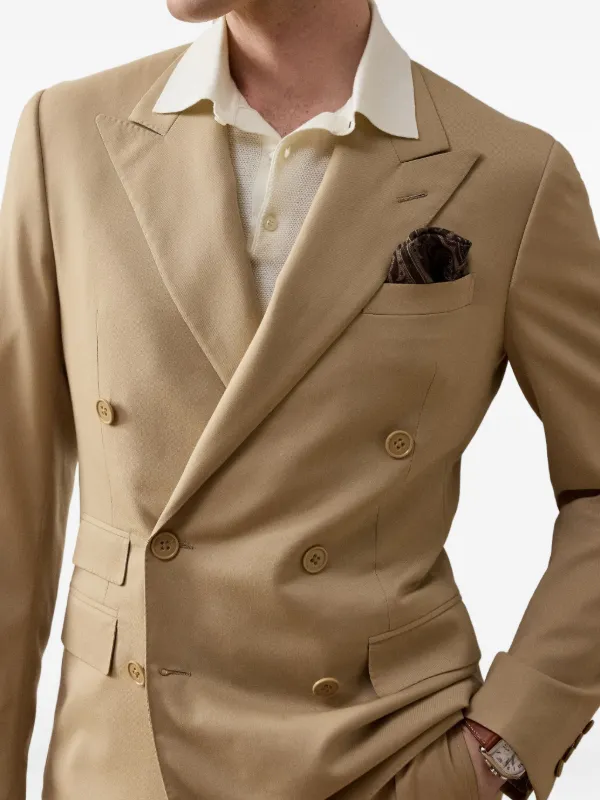 Ralph Lauren Purple Label double-breasted Blazer | Neutrals
