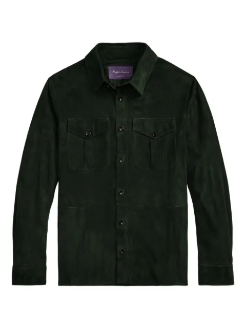 Ralph Lauren Purple Label suede shirt jacket
