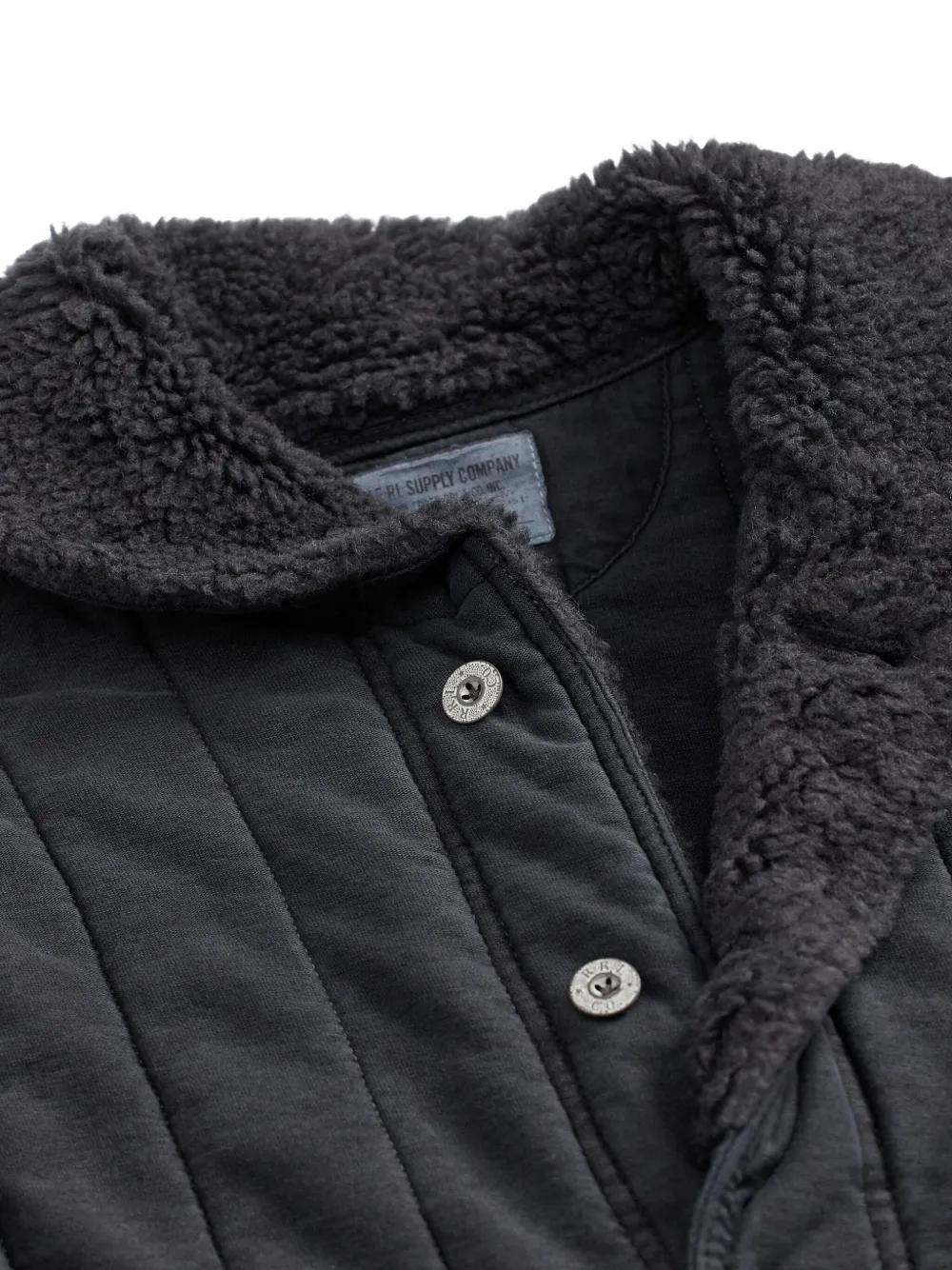 Rrl Quilted Jacket In Black