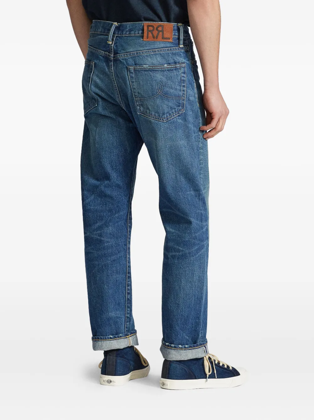 Ralph Lauren RRL Jeans met wijde pijpen Blauw