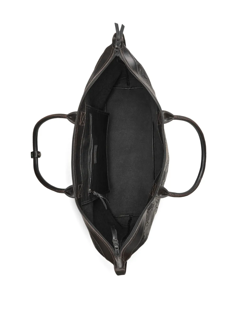 Rrl Large Nathaniel Tote Bag In Black