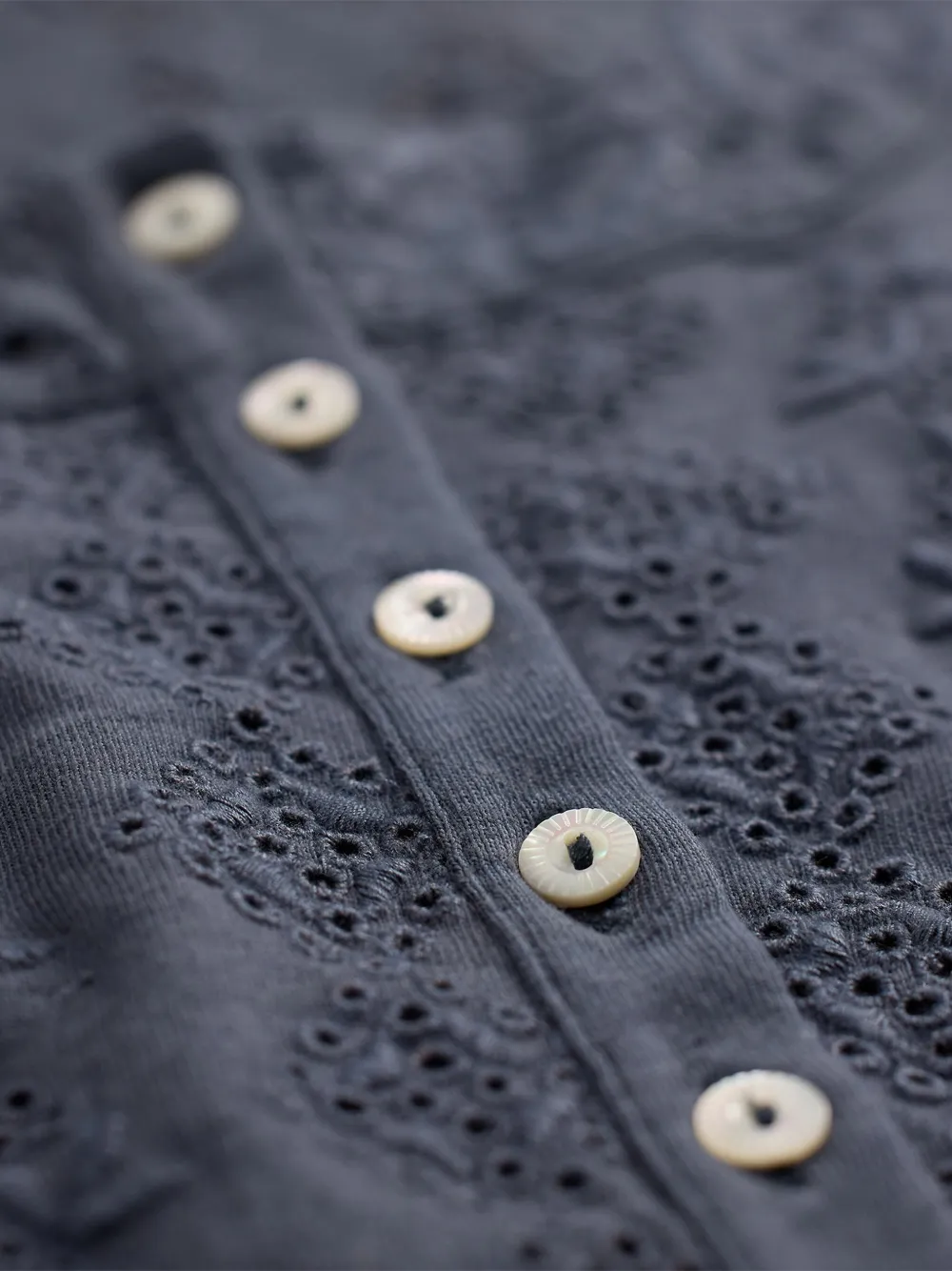 Ralph Lauren RRL Genevie peplum blouse met borduurwerk Blauw