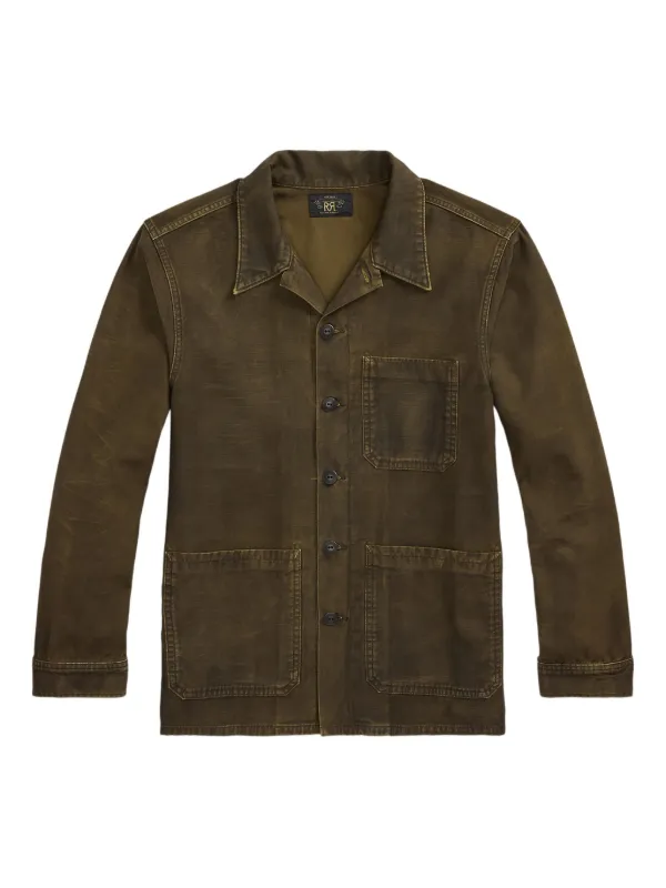 Ralph Lauren RRLブラウンポケットシャツ S Ralph Lauren RRL ユーティリティ ポケット シャツ | ブラウン