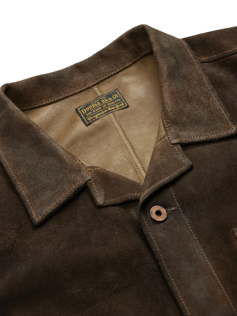 Ralph Lauren RRL Suède shirtjack Bruin