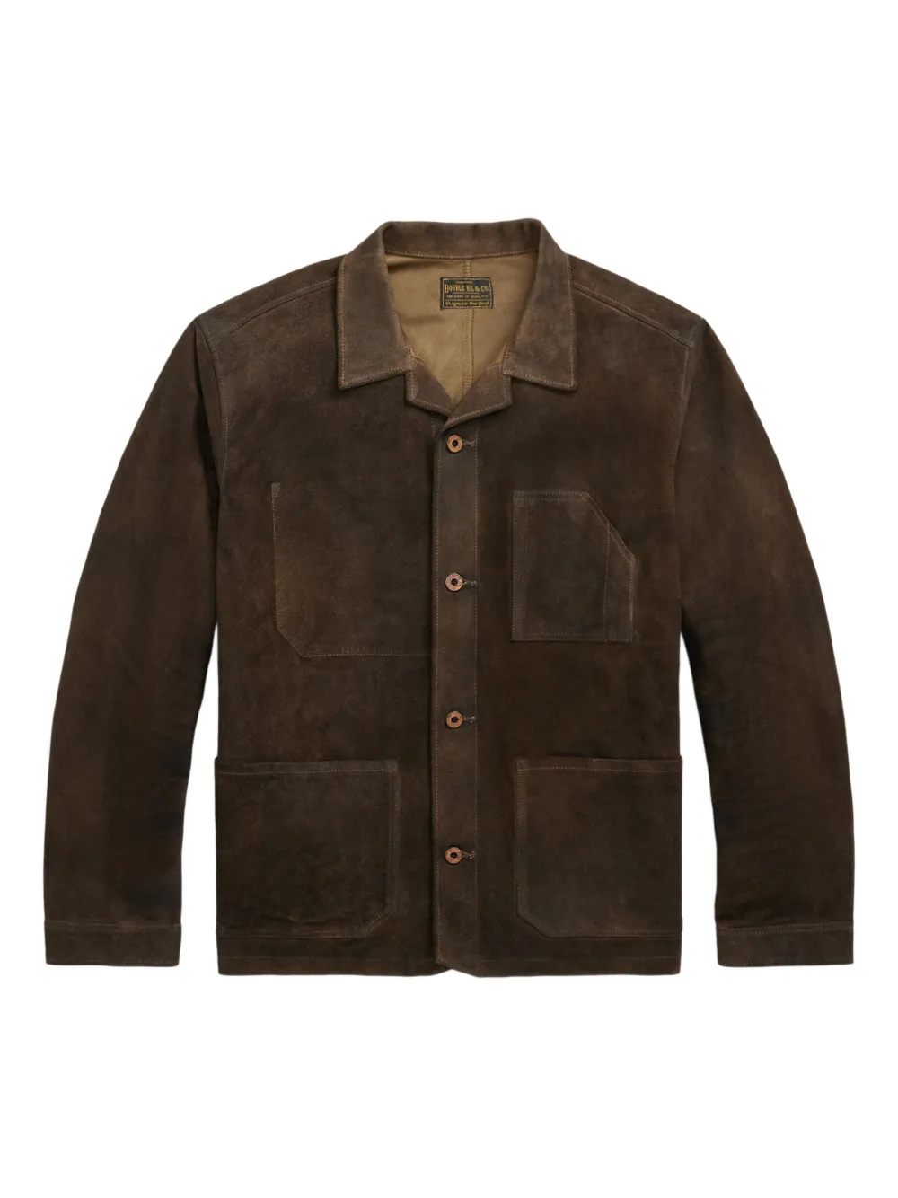 Ralph Lauren RRL スエード シャツジャケット - ブラウン Ralph Lauren RRL スエード シャツジャケット - ブラウン