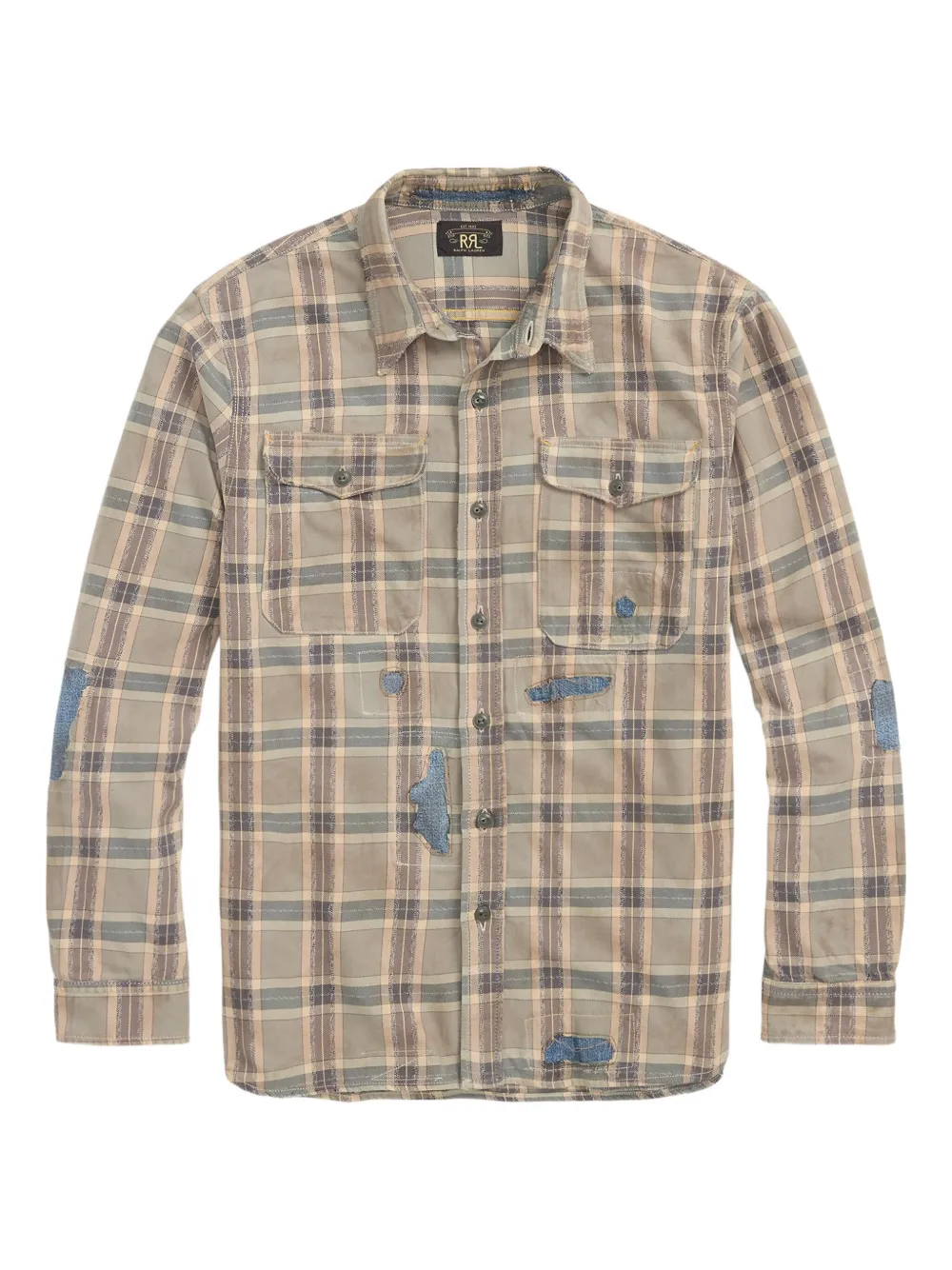 Rrl Plaid Shirt In Multi
