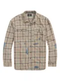 Ralph Lauren RRL plaid shirt - Neutrals