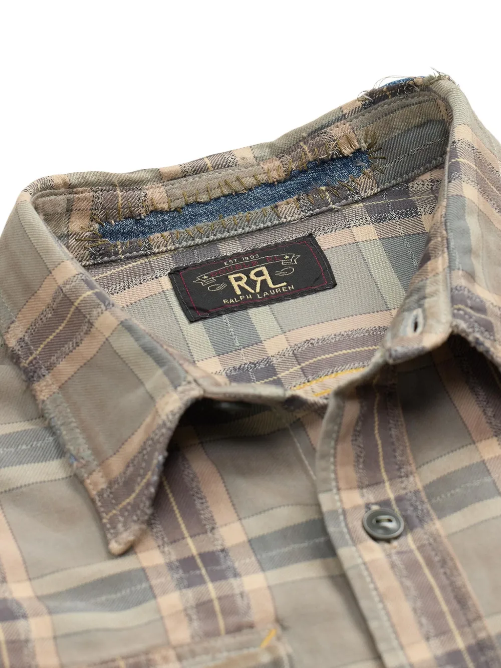 Rrl Plaid Shirt In Multi