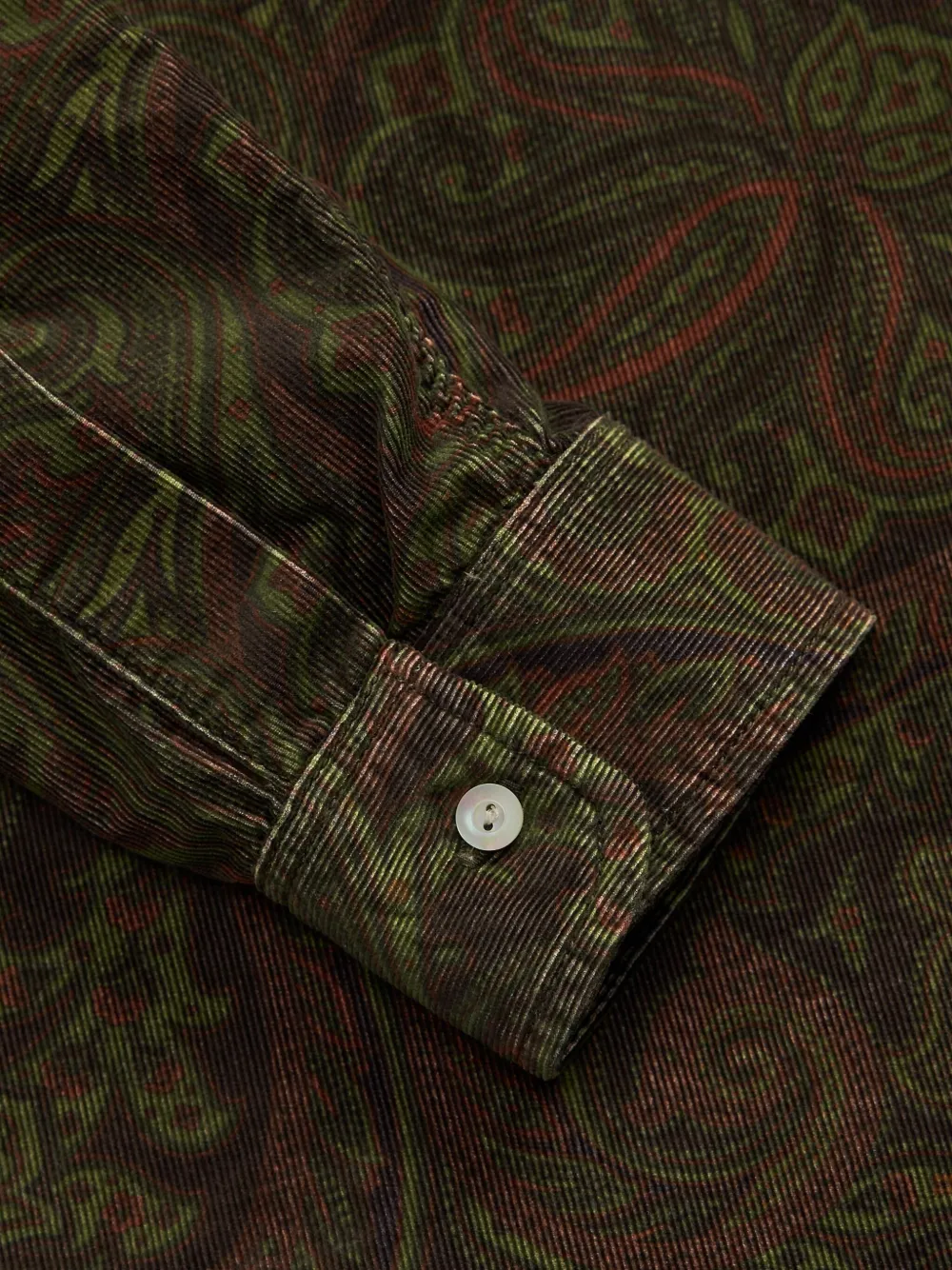 Rrl Paisley-patterned Shirt In Green