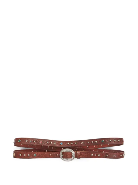 Ralph Lauren RRL Luna studded leather belt