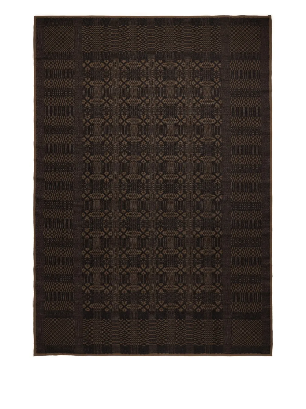 Ralph Lauren RRL geometric-pattern rug | Black | Image 1