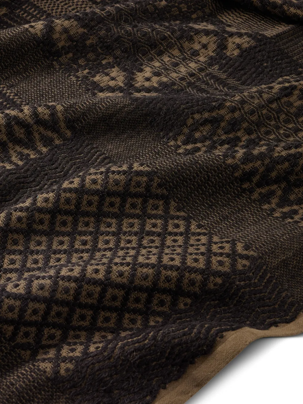 Rrl Geometric-pattern Rug In Brown