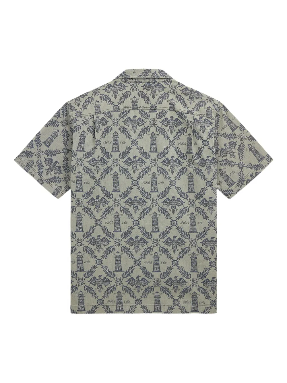 Ralph Lauren RRL Poloshirt met jacquard - Groen
